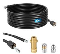 NUTKIT Manguera Limpieza Tuberías 20M 180 Bar,Kit Limpiezas de Tubería