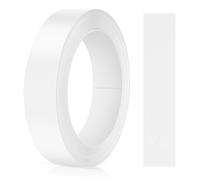 NUTKIT Melamine Edge Tape Self-Adhesive, Kitchen Worktop Furniture Edging Strip, Secure Hold Without Ironing, Masking & Packaging Tape for Edges Banding/Shelves/Wooden Panels(18mm x 5m, White)