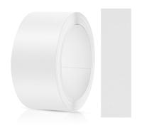 NUTKIT Melamine Edge Tape Self-Adhesive, Kitchen Worktop Furniture Edging Strip, Secure Hold Without Ironing, Masking & Packaging Tape for Edges Banding/Shelves/Wooden Panels(40mm x 5m, White)