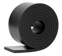 NUTKIT Tira de Goma Flexible Rollo de Caucho 1m×40mm×5mm, Plancha Goma Adhesivo,Gomas de Neopreno Plancha,para Sellos de Bricolaje,Protección de Revestimientos de Pisos,Antivibración,Antideslizante