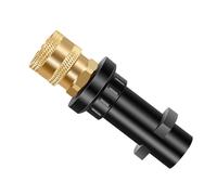 Nutmanel Adaptador de lavadora a presión, Adaptador para Kärcher de Latón, Adaptador M22 AG Adaptador de Bayoneta 1/4", conexión rápida para Karcher, solo compatible con Karcher K2, K3, K4, K5, K6, K7