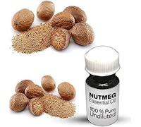 Nutmeg Essential Oil / 100% Pure Nutmeg Undiluted Essential Oil Premium Quality (25 ML, NATURAL)