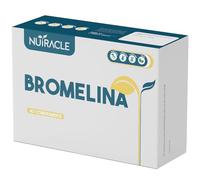 Nutracle Piña y Bromelina 2500 GDU/g 40 Tabletas 500mg - Suplemento Drenante Potente, Anticelulítico y Retención de Agua - Diurético y Digestivo