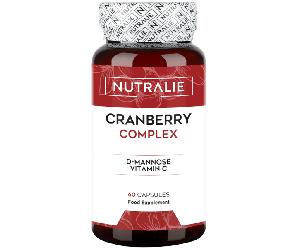 Nutralie Arándano Rojo Americano con Vitamina C y D-Manosa Cistitis 60 Cápsulas