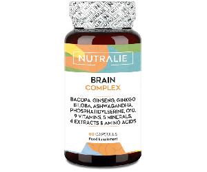 Nutralie Brain Complex Nootrópico Agilidad Mental 60 Cápsulas