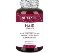 Nutralie Hair Complex + Biotina y L-Cisteína Vitaminas Cabello 90 cápsulas