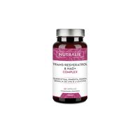 Nutralie Trans Resveratrol y NAD+ Complex Antioxidante y Antiedad 60 cápsulas