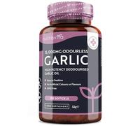 Nutravita Ajo Cápsulas sin Olor Dosis Alta 15,000mg | 180 Perlas para Suministro para 6 Meses - Extracto de Aceite de Ajo Fuente de Alicina - Suplemento Alimenticio Sin Aditivos