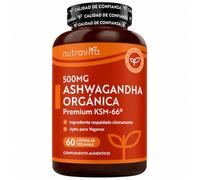 Nutravita Ashwagandha Orgánica 500mg KSM-66® - 60 Cápsula Vegana