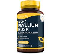 Nutravita Cáscara de Psyllium 700mg - 180 Cápsulas Veganas - 1200mg Psyllium Husk por Ración - Fibra de Cáscara de psyllium elaborado con Semillas de Plantago Ovata 100% Puras