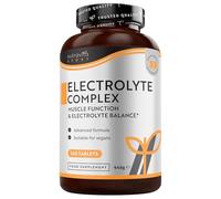 Nutravita Complejo de electrolitos - Comprimidos de alta resistencia con magnesio, potasio y calcio agregados - Función muscular y equilibrio de electrolitos - 240 comprimidos veganos