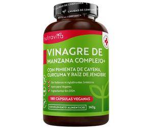 Nutravita Complejo de Vinagre de Sidra De Manzana - 180 Cápsulas Veganas