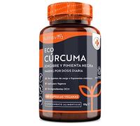 Nutravita Cúrcuma Orgánica con Jengibre y Pimienta Negra - 180 Cápsulas Veganas, 3 meses - Cúrcuma en Cápsulas Bio con Extracto de Curcumina Ecológica para Inflamación, problemas Digestivos