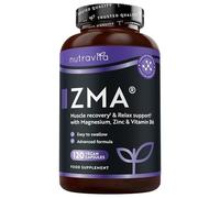 Nutravita ZMA de alta resistencia - 120 cápsulas veganas - Contribuye a los niveles de testosterona, la función muscular normal y el metabolismo energético - Zinc, magnesio y vitamina B6