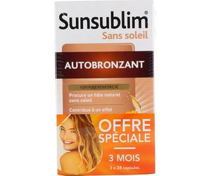 Nutreov Sunsublim Ultra Tanning Autobronzer 28 Duo Box