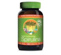 Nutrex Hawaii, Pure Hawaiian Spirulina, 1.000mg, 180 Comprimidos Veganos, Probado en Laboratorio, Sin Gluten, Sin Soja, Vegetariano