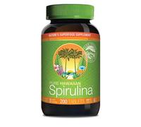 Nutrex Hawaii, Pure Hawaiian Spirulina, 500mg, 200 Comprimidos Veganos, Probado en Laboratorio, Sin Gluten, Sin Soja, Vegetariano