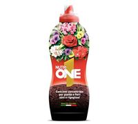 Nutri 1 One - Abono líquido concentrado para plantas y flores sanas y rebeldes. Con extractos de origen vegetal y microelementos, 1 litro