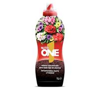Nutri 1 One Abono líquido concentrado para todo tipo de Plantas y Flores, Fertilizante Premium con ingredientes naturales y resultados visibles en 7 días,