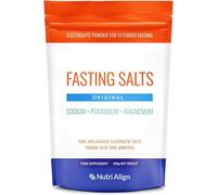 Nutri-Align Electrolitos de Sales para Ayuno en Polvo | 400g de Electrolitos de Sodio, Potasio y Magnesio | Para Ayuno Sin Sabor | Sin Azúcar ni Excipientes | Fabricado en el Reino Unido