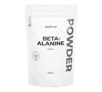 Nutri+ Beta Alanina en Polvo 1 kg - vegano puro con alta Dosificación y sin Aditivos - Potenciador Pre-Entrenamiento - Beta Alanina en Polvo - Energizante Deporte 1000 g