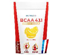 Nutri&Co BCAA 4.1.1 en polvo - Enriquecido con EAA - Sabor a limón - 230 g (Vegano)