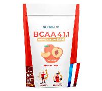 Nutri&Co BCAA 4.1.1 en polvo - Enriquecido con EAA - Sabor a melocotón - 228 g (Vegano)