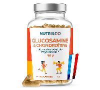 Nutri&Co Glucosamina Condroitina - Articulaciones y Huesos - 90 Cápsulas Veganas