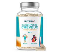 Nutri&Co Hair Complex Queratina & Biotina Uñas y Cabello 60 cápsulas