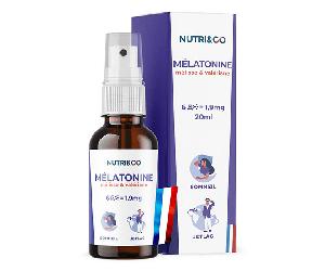 Nutri&Co Melatonina 1,9mg con Melisa y Valeriana Líquida Formato 20mL