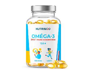 Nutri&Co Omega3 EPAX® Aceite de Pescado Salvaje Alta Concentración 120 cápsulas
