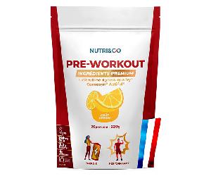 Nutri&Co Pre-Entrenamiento con L-Citrulina, Carnosyn y Cafeína - 220 g Vegano
