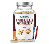 Nutri&Co Tribulus Terrestris - Extracto concentrado 10:1 - 120 cápsulas veganas