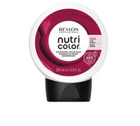 REVLON PROFESSIONAL Nutri Color 500 Mascarilla de Color Rojo Burdeos 200 ml | Mascarilla de color rojo intenso para el cabello, tono burdeos que deposita color. Vegana, sin amoniaco. 200 ml.