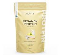Nutri + Protein Powder Lemon Cheesecake 1 kg - Proteína en Polvo vegan sin Lactosa ni Suero - Proteínas en Polvo vegana Tarta de Queso al Limón 1000 g