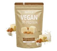 PROTEINAS VEGETALES Mazapán 1kg - 83% Proteína - 3k Mezcla de Proteínas en Polvo - Sin Lactosa Bajo en Azúcar + Sin Gluten - Nutri + 1000g Sin Azúcares Añadidos