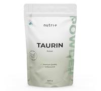 nutri + Taurina en Polvo 1 kg - alta Dosis + vegano - a Base de Plantas mediante Fermentación - Pure Taurine Powder 1000 g naturalmente sin Aditivos