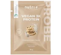 nutri + Vegan 3K Protein Powder - Pack de Prueba - Cookies & Cream nutri +