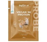 nutri + Vegan 3K Protein Powder - Pack de Prueba - Peanut-Butter-Cookie nutri +