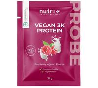 nutri + Vegan 3K Protein Powder - Pack de Prueba - Raspberry Yoghurt nutri +