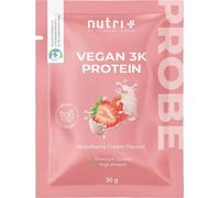 nutri + Vegan 3K Protein Powder - Pack de Prueba - Strawberry-Cream nutri +