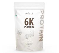 nutri+ Vegan Protein Powder 6K Neutral a base de vegetales en polvo 1kg 6 ingredientes proteicos con aislado de proteína de guisante (el empaque puede diferir)