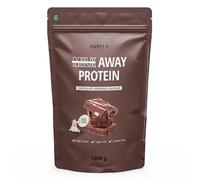 Nutri + vegan Protein Powder Brownie de Chocolate - 1kg Proteínas veganas sin Soja - 5k Batido de Proteínas de Guisantes, Alforfón, Semillas de Cáñamo, Arroz y Semillas de Calabaza