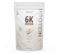 Nutri + vegan Protein Powder Helado Vainilla - sin lactosa - Fuente proteica de 6 Componentes 75% - Polvo de Proteínas 1kg - Shake Vanilla Ice Cream - Complejo protéico - 1000g