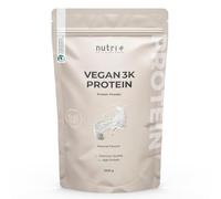 Nutri + Vegan Protein Powder Neutral sin Edulcorantes ni Azúcares Añadidos - 83% de Proteínas de Origen Vegetal - 1kg Sabor Natural también para Dulces