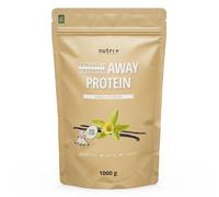 Nutri + vegan Protein Powder Vanilla - Proteinas sin Soja 1kg - Batido de 5k Mezcla de Proteínas de Guisantes, Trigo sarraceno, Semillas de Cáñamo, Arroz y Semillas de Calabaza
