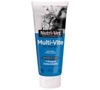 Nutri-Vet Multi-Vite - Gel multivitamínico para Patas de Gatos, Apoyo Diario de vitaminas y minerales, Bienestar General del Gato, Sabroso Sabor a salmón, 3 onzas