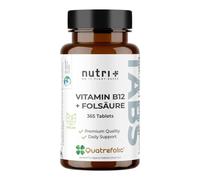 Nutri+ Vitamin B12 + Folic Acid 365 Tabs