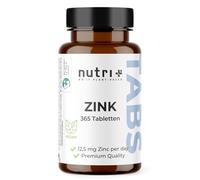 Nutri + Zinc Bisglicinato 25 mg - 365 Tabletas Veganas | Alta Biodisponibilidad | 1/2 Tableta al Día | 730 Dosis | Suplemento de Zinc Quelado | Apoyo Sistema Inmunitario, Piel, Cabello y Uñas