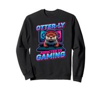 Nutria adicta a los Juegos Divertido Juego de Palabras con Sudadera